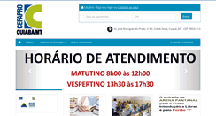 Desktop Screenshot of cefaprocuiaba.com.br